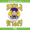 Santa Do The Griddy Dance PNG, Griddy Football Christmas PNG