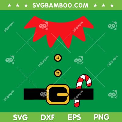 Elf Costume SVG PNG, Christmas Buddy The ELF Costume SVG