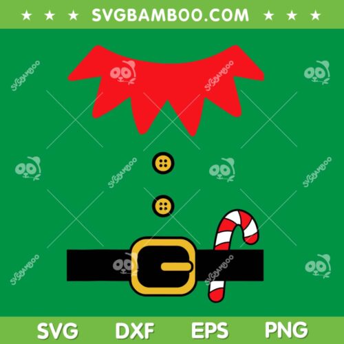 Elf Costume SVG PNG, Christmas Buddy The ELF Costume SVG