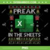 Excel Freak in the Sheets PNG, Funny Spreadsheet Ugly Christmas PNG Excel Freak in the Sheets PNG, Funny Spreadsheet Ugly Christmas PNG