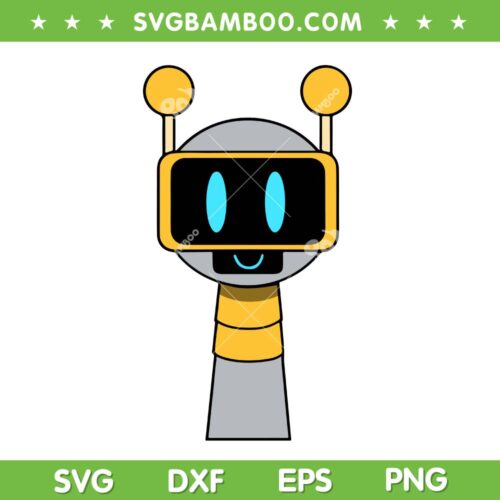 Fun Bot Sprunki SVG, Incredibox Sprunki Game Character SVG PNG
