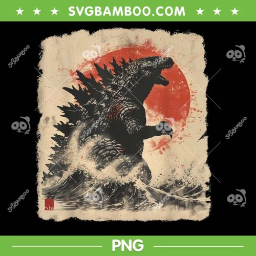 Giant Kaiju Japanese Monster PNG, Kaiju Lover Birthday PNG