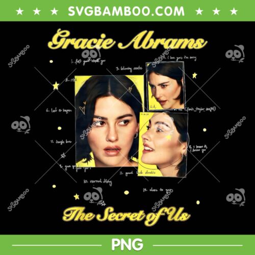 Gracies Abrams The Secrets of Us PNG, Gracies Abrams Album PNG