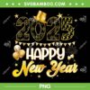 Happy New Year 2025 PNG, Party Ballon Family New Year 2025 PNG