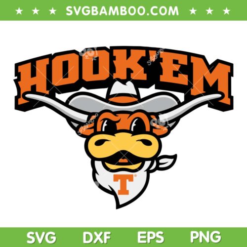 Hook'em Texas SVG, Hook'em Longhorns Football SVG PNG