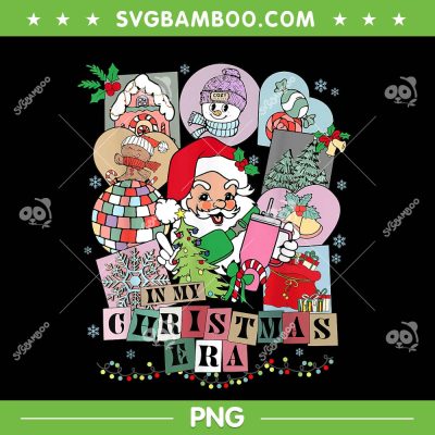 In My Christmas Era PNG, Santa Squad Merry Swiftmas PNG, Xmas Holiday Santa Stanley Tumbler PNG