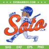 Juan Soto Queens Caricature SVG PNG, Juan Soto New York Mets SVG