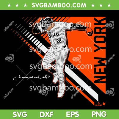 Juan Soto Queens Superstar Pose SVG, New York Baseball Juan Soto SVG PNG
