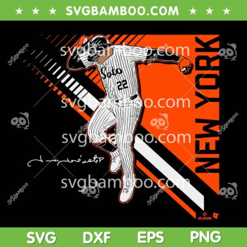 Juan Soto Queens Superstar Pose SVG, New York Baseball Juan Soto SVG PNG