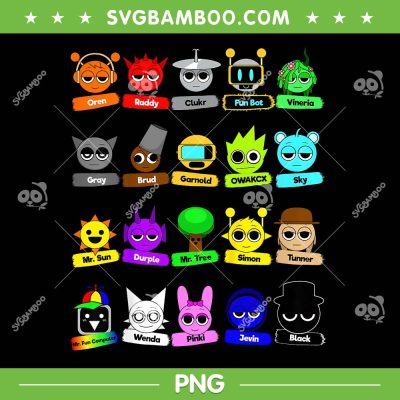 Sprunki 2025 PNG, Sprunki All Characters Face PNG Sprunki 2025 PNG, Sprunki All Characters Face PNG