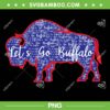 Lets Go Buffalo PNG, New York Buffalo Sports Fan PNG