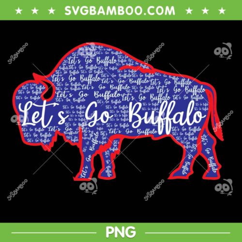 Lets Go Buffalo PNG, New York Buffalo Sports Fan PNG