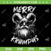 Merry Krampus Mythical SVG PNG, Krampus Christmas Horror SVG