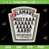 Mustard Lamar TV Off SVG, Mustard DIY Costume Use Your Heart SVG PNG