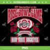 Ohio State Buckeyes Rose Bowl PNG, Buckeyes CFP 2024 2025 PNG, Football Game Rose Bowl 2025 PNG