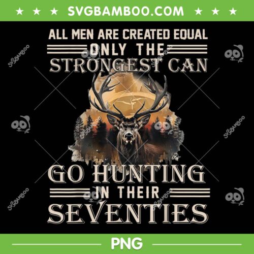 Only The Stronggest Can Go Hunting PNG, Hunting Deer In Their Seventies PNG
