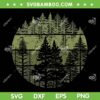 Retro Forest Trees Nature Outdoors SVG, Women Men Vintage Forest Trees Graphic SVG PNG