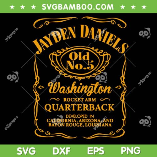 Jayden Daniels SVG, Retro Jayden Washington Design 90s Graphic SVG PNG