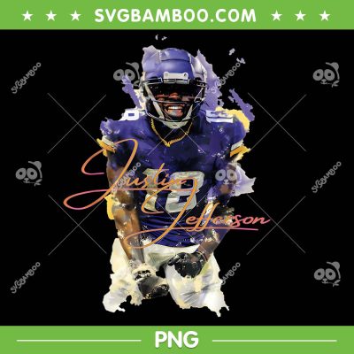 Justin Jefferson 90s PNG, Minnesota Vikings Design Graphic PNG Justin Jefferson 90s PNG, Minnesota Vikings Design Graphic PNG