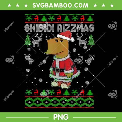 Chill Guy Skibidi Rizzmas PNG, Funny Dog Meme Rizz Santa Ugly Christmas PNG Chill Guy Skibidi Rizzmas PNG, Funny Dog Meme Rizz Santa Ugly Christmas PNG