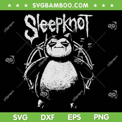 Sleepknot Panda SVG PNG, Funny Bear Panda Rock Band SVG Sleepknot Panda SVG PNG, Funny Bear Panda Rock Band SVG