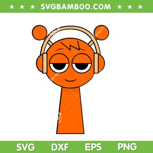 Sprunki Oren SVG, Incredibox Sprunki Game Character SVG PNG