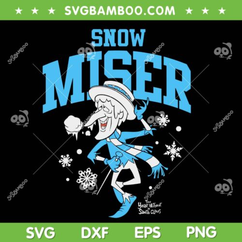 Snow Miser The Year Without Santa SVG, Snow Miser Miser Brothers SVG PNG