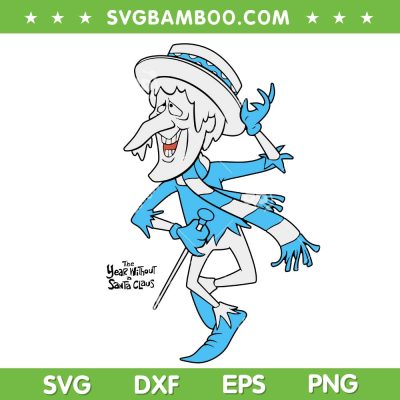 Snow Miser Portrait SVG PNG, The Year Without A Santa Claus SVG Snow Miser Portrait SVG PNG, The Year Without A Santa Claus SVG