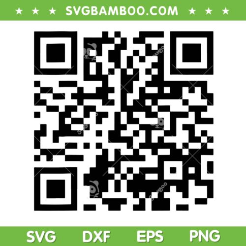 Trump Dance Troll QR Code SVG, Funny President Trump Dance QR Code SVG PNG