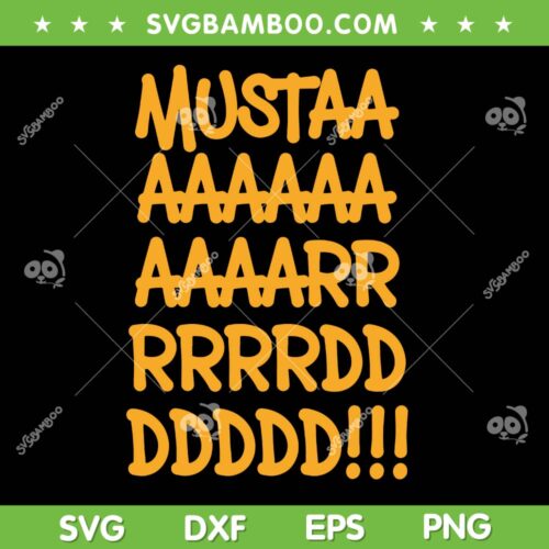 Yellow Mustard Meme SVG, Cool Mustard Hip Hop Music SVG PNG