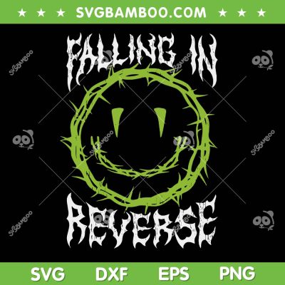 Falling in Reverse SVG, Smiley Thorns Rock Band Falling in Reverse SVG PNG Falling in Reverse SVG, Smiley Thorns Rock Band Falling in Reverse SVG PNG