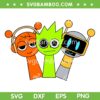 Sprunki Sound Team SVG, Sprunki Incredibox Game Squad SVG PNG