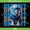 Detroit Lions All Grit Retro PNG, Lions Football PNG