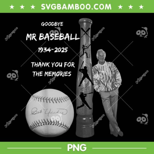 Goodbye Mr Baseball 2025 PNG, Bob Uecker Front Row Legend PNG