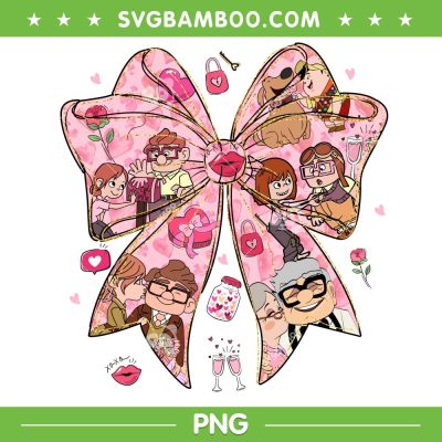 Up Movie Valentine Bow PNG, Carl and Ellie Up Movie PNG Up Movie Valentine Bow PNG, Carl and Ellie Up Movie PNG