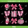 Coquette Bow Teacher Valentine's Day PNG, Bow Ribbons Apple Book PNG Coquette Bow Teacher Valentine's Day PNG, Bow Ribbons Apple Book PNG