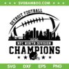 Detroit Football NFC North Champions SVG, Lions Champions 2025 SVG PNG
