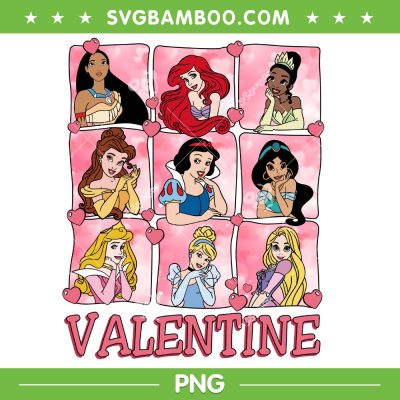 Disney Princess Characters Valentine PNG, Ariel Princess Valentine Day PNG Disney Princess Characters Valentine PNG, Ariel Princess Valentine Day PNG
