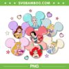 Disney Princess Mouse Heart PNG, Princess Heart Mouse Ear PNG Disney Princess Mouse Heart PNG, Princess Heart Mouse Ear PNG