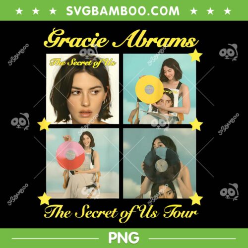 The Secrets of Us Tour PNG, Gracie Abrams Album The Secret of Us PNG