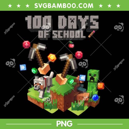 Roblox 100 Days of School PNG, Unlocked Gaming Pixel 100th Day PNG