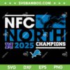 Lions Detroit NFC North Champions 2025 SVG, Detroit Football Champs 2025 SVG PNG Lions Detroit NFC North Champions 2025 SVG, Detroit Football Champs 2025 SVG PNG