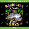 Mardi Gras Cruise Crew 2025 PNG, Cruise Trip New Orleans PNG, Mardi Gras Family PNG
