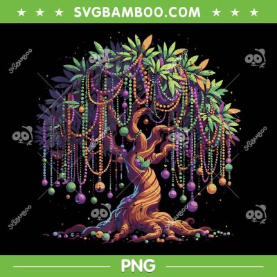 Mardi Gras Tree Beads PNG, Fat Tuesday Carnival 2025 PNG Mardi Gras Tree Beads PNG, Fat Tuesday Carnival 2025 PNG