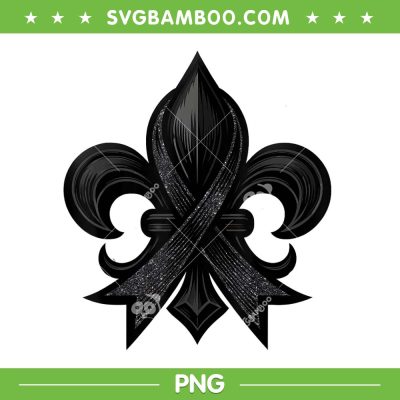 New Orleans Strong 2025 PNG, NOLA Strong Support Fleur De Lis PNG