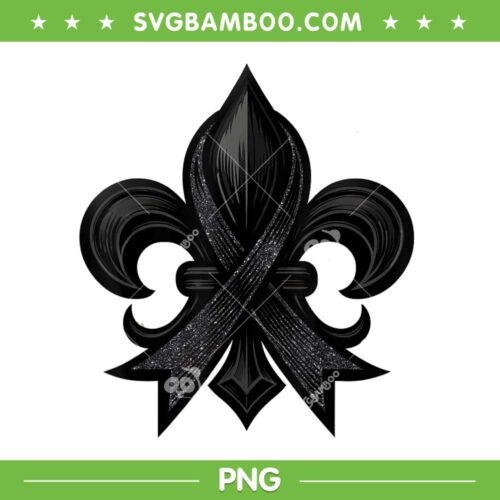 New Orleans Strong 2025 PNG, NOLA Strong Support Fleur De Lis PNG