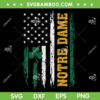 Notre Dame USA Flag Patriotic SVG, Notre Dame Fighting Irish Champions 2025 SVG PNG