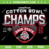 Ohio State Buckeyes Cotton Bowl Champs SVG, Ohio State Football Champions 2025 SVG PNG