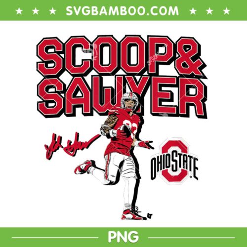 Ohio State Football Scoop and Sawyer PNG, Jack Sawyer Buckeyes PNG
