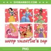Disney Princess Happy Valentines Day PNG, Princess Movie Characters Valentine PNG Disney Princess Happy Valentines Day PNG, Princess Movie Characters Valentine PNG